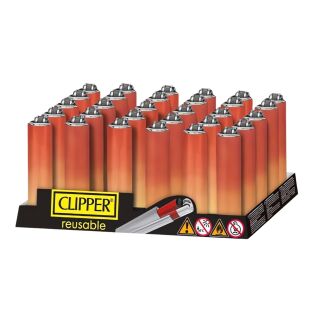 1x Clipper Metall Hülle Micro Dusk Gradient – Feuerzeug Schutzhülle