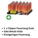 1x Clipper Metall Hülle Micro Dusk Gradient – Feuerzeug Schutzhülle