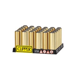 Clipper Feuerzeug Metall Hülle Micro Gold