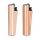 1x Clipper Metal Case Micro Rose Gold – Lighter Protective Sleeve