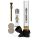 Glas Pfeife Skull Pipe 9,5 cm – Totenkopf Pfeifen Set 4-teilig