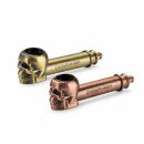 Metal Skull Pipe 8.5 cm - 4-Piece Set