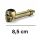Metal Skull Pipe 8.5 cm - 4-Piece Set