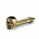 Metall Pfeife Skull Pipe 8,5 cm