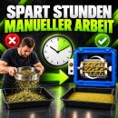 Elektrische Pollenmaschine – 150 Gramm Kapazität, 150 µm Sieb, regelbar