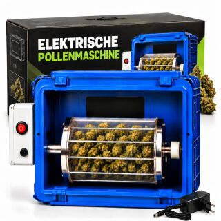 Elektrische Pollenmaschine – 500 Gramm Kapazität, 150 µm Sieb, regelbar