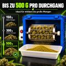 Elektrische Pollenmaschine – 500 Gramm Kapazität, 150 µm Sieb, regelbar