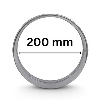 Verbindungs Flansch 200 mm Metall - Lüftungssystem Verbinder