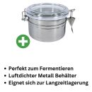 Luftdichter Metall Behälter 800 ml – Aromadose...