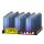 1x Clipper Metall Hülle Micro Blue Gradient – Feuerzeug Hülle
