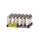 Clipper Feuerzeug Metall Hülle Micro Silver