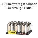1x Clipper Metall Hülle Micro Silver –...