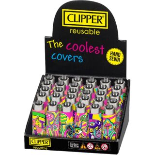 1x Clipper Silikon Hülle Mush World – Feuerzeug Cover