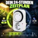 Mechanische Zeitschaltuhr mit Timer Funktion – Schaltuhr Grow Lampe
