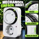 Mechanische Zeitschaltuhr mit Timer Funktion – Schaltuhr Grow Lampe