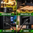 Male Connection Cable – Power Cable for Grow Tent