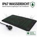 Airontek Gewächshaus-Heizmatte 40 Watt 50x50 cm – Heizmatte Pflanzen Anzucht