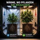Airontek Gewächshaus-Heiz-Kabel 60 Watt 10 Meter – Heizkabel Pflanzen Anzucht
