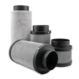 Airontek Aktivkohlefilter 150 m³/h 125 mm 12 cm – Geruchsfilter Growzelt