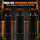 Airontek Aktivkohlefilter 300 m³/h 125 mm Flansch – 250 mm Geruchsfilter Growzelt