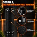 Airontek Aktivkohlefilter 480 m³/h 125 mm Flansch – 400 mm Geruchsfilter Growzelt