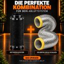 Airontek Aktivkohlefilter 480 m³/h 125 mm Flansch – 400 mm Geruchsfilter Growzelt