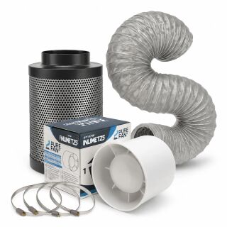 Grow Exhaust Set Eco 190 m³/h 125 mm Connection – Grow Fan