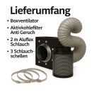 Grow Abluft Set 1200 m³/h Silent EXTREM Leise – Komplettset Lüftung
