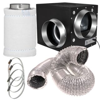 Grow Abluft Set 550 m³/h Silent EXTREM Leise – Komplettset Lüftung