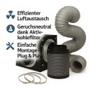 Grow Exhaust Set 750 m³/h Silent - Complete Ventilation System for Quiet Operation