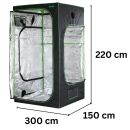 Dark Box Grow Zelt 300x150x220 cm XXL
