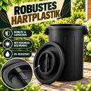 Runder Wassertank mit Deckel 120 Liter – Wasserspeicher Grow