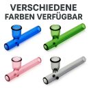 Glass Pipe Kawumm in Blue 10 cm – 3-Piece Set