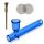 Glass Pipe Kawumm in Blue 10 cm – 3-Piece Set