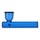 Glas-Pfeife Kawumm in Blau 10 cm – 4-teiliges Set