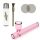 Glas-Pfeife Kawumm in Pink 10 cm – 4-teiliges Set