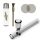 Glass Pipe Kawumm in Black 10 cm – 4-Piece Set