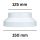 Reducer 125 mm / 150 mm PVC Ventilation Piece
