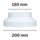 Reducer 150 mm / 200 mm PVC Ventilation Piece