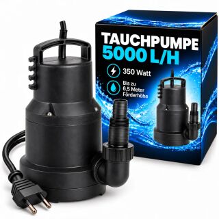 Submersible Pump 5000 Liters/Hour – Water Pump for Irrigation and Growing