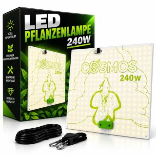 Cosmos 240 Watt LED Pflanzenlampe – Vollspektrum Grow Lampe