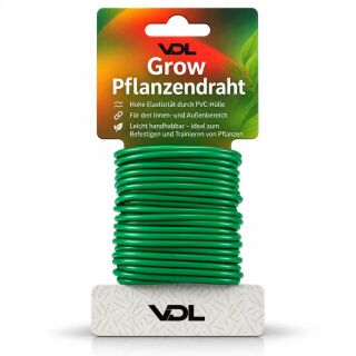 Pflanzendraht Grün 3,5 mm x 5 Meter – Pflanzen Biegedraht
