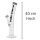 Glass Bong 18.8 mm Joint Ø 55 mm 40 cm Tall Black