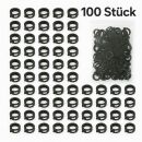 Mentor Clip 3,5 mm x 5 mm – 100 Stück Pflanzenclips Rankhilfen