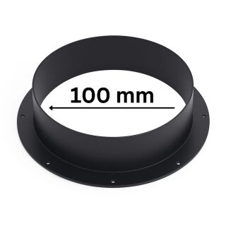 PVC Connection Flange Ø 100 mm for Ventilation Systems Grow