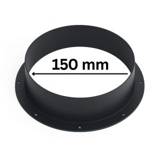 PVC Anschlussflansch Ø 150 mm für Lüftungssysteme Grow