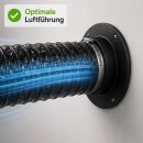 PVC Anschlussflansch Ø 150 mm für Lüftungssysteme Grow
