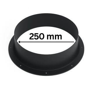PVC Anschlussflansch Ø 250 mm für Lüftungssysteme Grow
