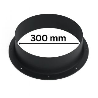 PVC Connection Flange Ø 300 mm for Ventilation Systems Grow