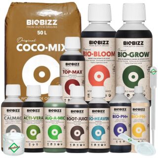 BioBizz Coco Mix Big Set L – Organisches Kokos Substrat Set